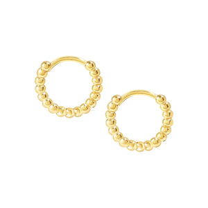 LOVECLOUD HOOP EARRINGS GOLD 240505/012