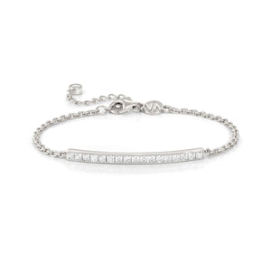 CARISMATICA BRACELET 240901/031 SILVER BAR WITH CZ
