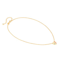 Load image into Gallery viewer, CARISMATICA NECKLACE 240911/021 GOLD HEART WITH COLOURFUL CZ
