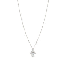 Load image into Gallery viewer, SHINE ME UP SILVER NECKLACE 241902/001 WHITE ANGEL CZ PENDANT
