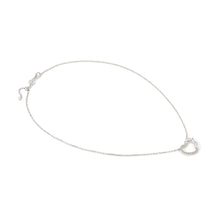 Load image into Gallery viewer, SHINE ME UP SILVER NECKLACE 241902/003 WHITE HEART CZ PENDANT
