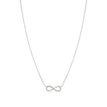 Load image into Gallery viewer, SHINE ME UP SILVER NECKLACE 241902/010 WHITE INFINITY CZ PENDANT
