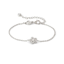 Load image into Gallery viewer, SWEETMADAME SILVER BRACELET 242005/010 SMALL FLOWER WHITE CZ

