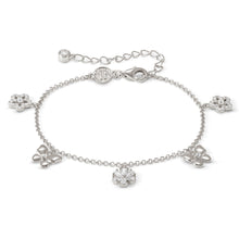 Load image into Gallery viewer, SWEETMADAME SILVER BRACELET 242007/050 NATURE CHARMS WITH CZ

