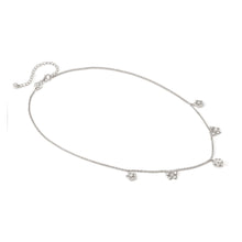 Load image into Gallery viewer, SWEETMADAME SILVER NECKLACE 242011/050 NATURE CZ PENDANTS
