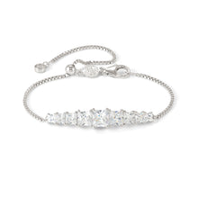 Load image into Gallery viewer, DAYTONIGHT SILVER BRACELET 242101/010 WHITE CZ
