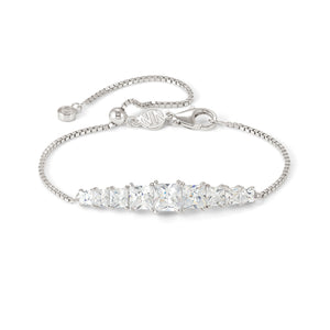 DAYTONIGHT SILVER BRACELET 242101/010 WHITE CZ
