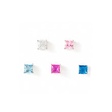 Load image into Gallery viewer, DAYTONIGHT STUDS 242108/009 SQUARE CZ
