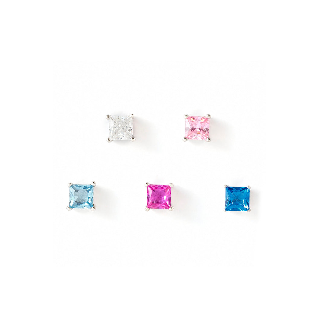 DAYTONIGHT STUDS 242108/009 SQUARE CZ