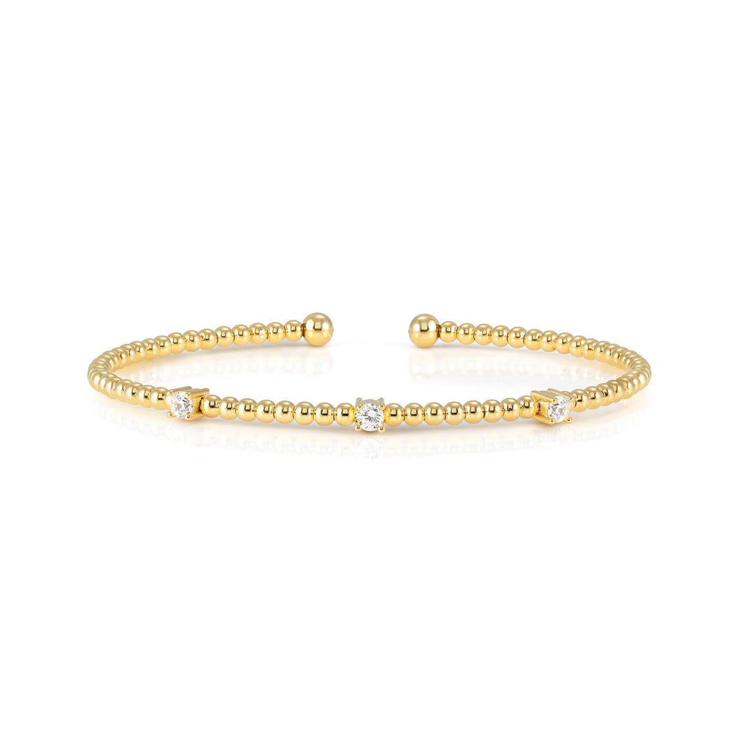 FASHION ERA GOLD BRACELET 242205/012 WITH CZ