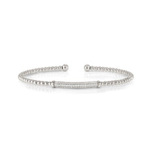 Load image into Gallery viewer, FASHION ERA SILVER BRACELET 242206/010 WITH WHITE CZ BAR
