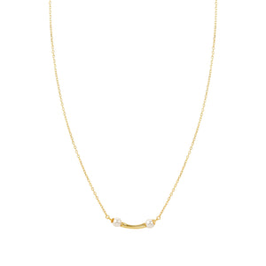 FASHION ERA GOLD NECKLACE 242208/012 WITH PEARLS