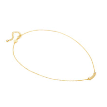 Load image into Gallery viewer, FASHION ERA NECKLACE 242209/012 GOLD WITH WHITE CZ
