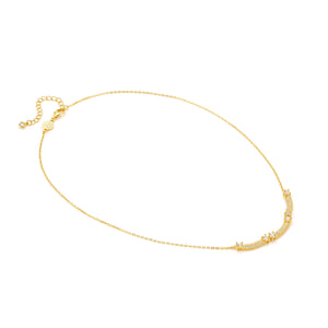 FASHION ERA GOLD NECKLACE 242210/012 WITH CZ