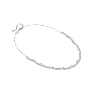 FASHION ERA SILVER NECKLACE 242211/010 WITH CZ