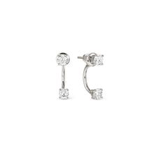 Load image into Gallery viewer, FASHION ERA SILVER EARRING 242213/010 WITH MEDIUM CZ
