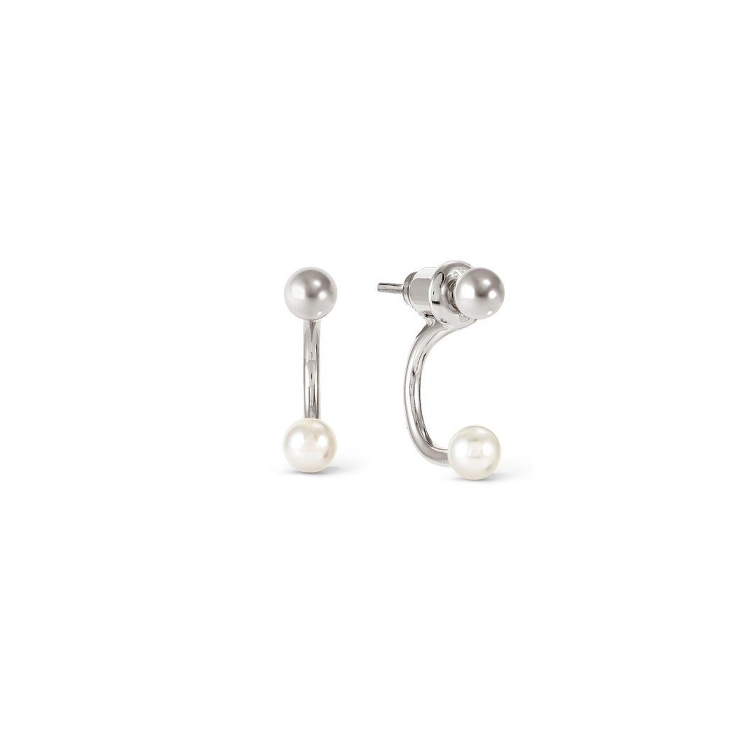 FASHION ERA SILVER EARRING 242214/010 WITH PEARLS
