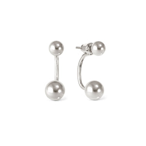 FASHION ERA SILVER EARRING 242215/010 WITH SPHERES