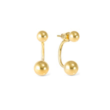 Load image into Gallery viewer, FASHION ERA GOLD EARRING 242215/012 WITH SPHERES
