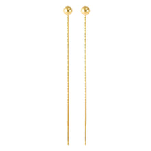 Load image into Gallery viewer, FASHION ERA GOLD EARRING 242216/012 WITH DROP CHAIN
