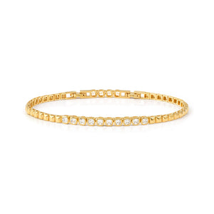 ENIGMATIC SHINE BRACELET 242404/012 GOLD WITH WHITE CZ