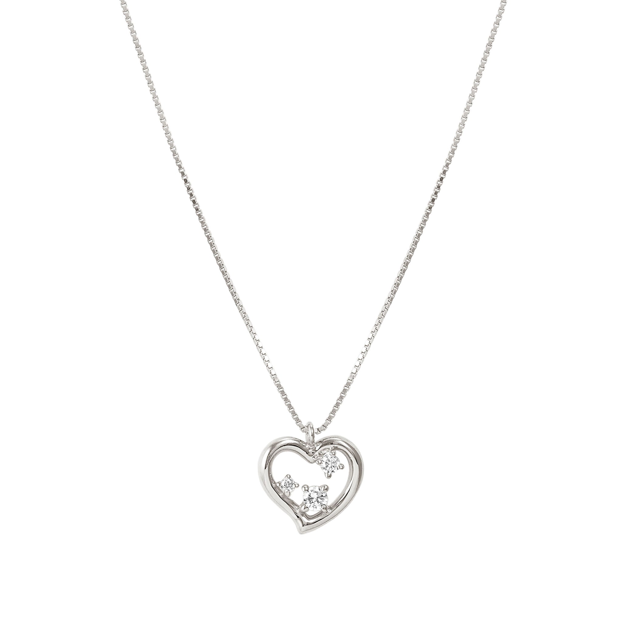 DREAMS BEATS NECKLACE 242602/004 SILVER HEART WITH CZ – Nomination