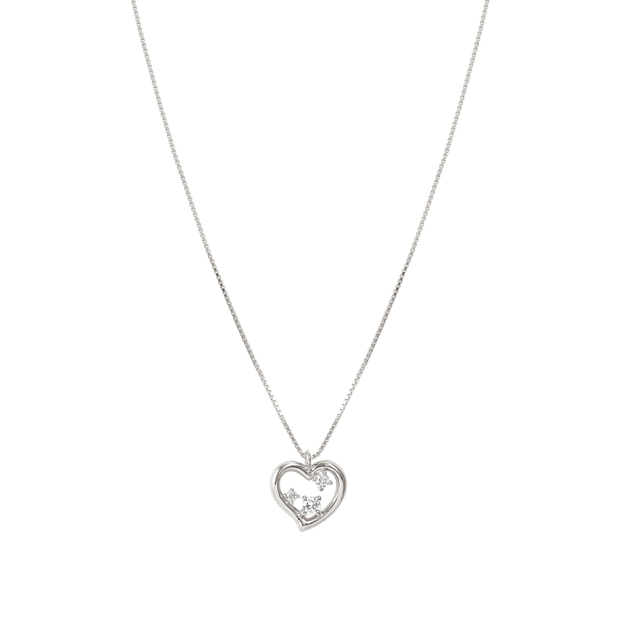 DREAMS BEATS NECKLACE 242602/004 SILVER HEART WITH CZ – Nomination