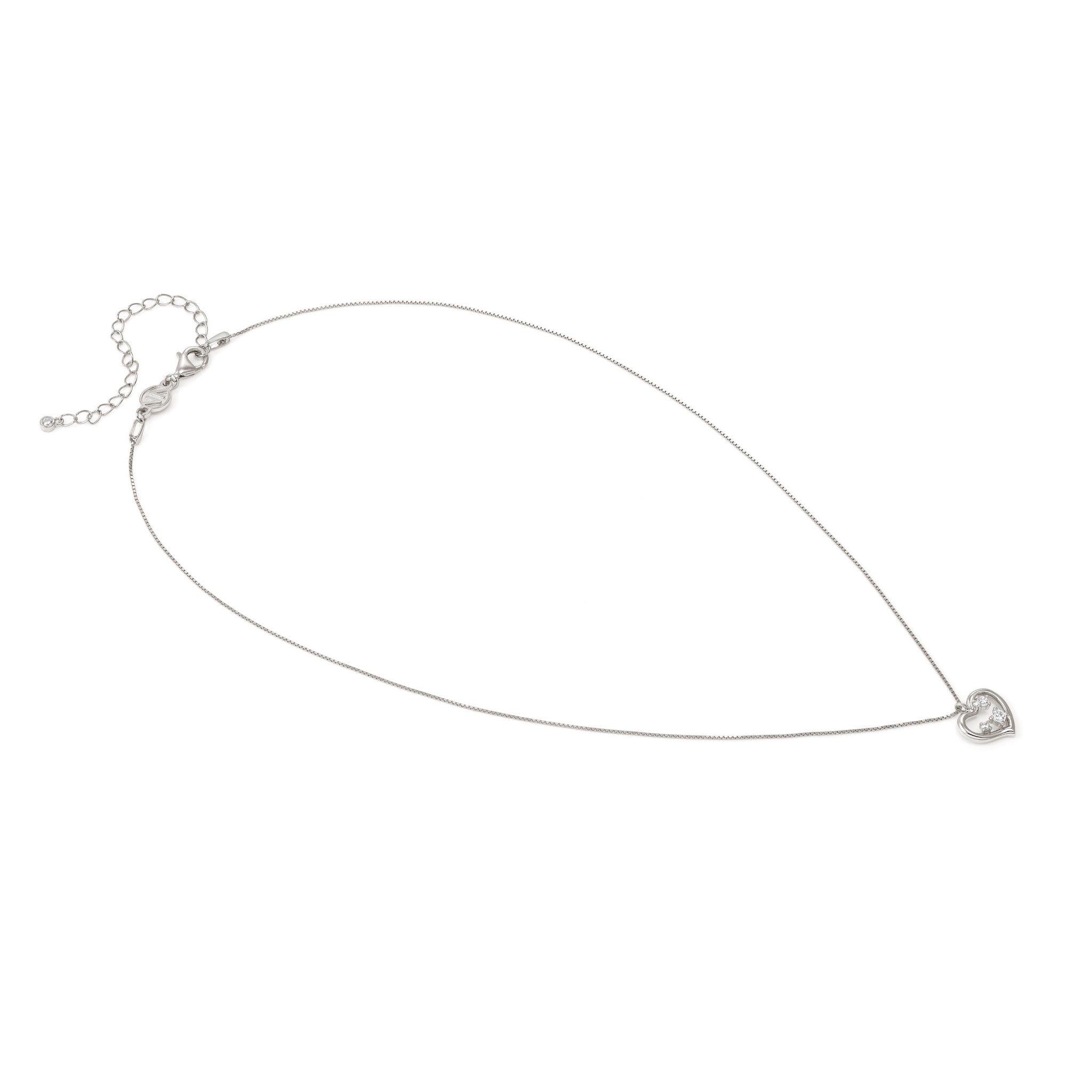 DREAMS BEATS NECKLACE 242602/004 SILVER HEART WITH CZ – Nomination