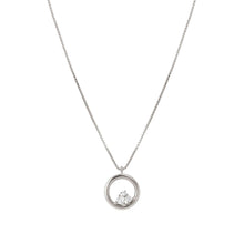 Load image into Gallery viewer, DREAMS BEATS NECKLACE 242602/043 STERLING SILVER CIRCLE WITH CZ
