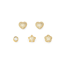 Load image into Gallery viewer, LIFEPOETRY EARRINGS 242709/020 GOLD STUD SET
