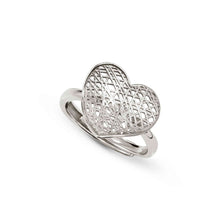 Load image into Gallery viewer, LEAF OF LIGHT RING 243100/010 SILVER HEART
