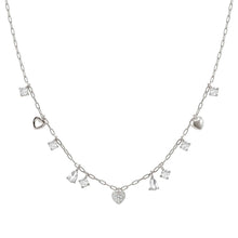 Load image into Gallery viewer, PRECIOUS MOVES NECKLACE 243207/004 HEART MIXED CZ
