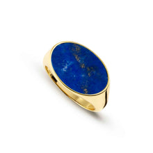 Load image into Gallery viewer, SIREN DREAM RING 243303/004 GOLD &amp; OVAL LAPIS LAZULI
