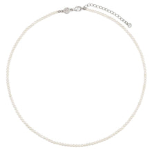 Load image into Gallery viewer, SIREN DREAM NECKLACE 243317/064 ROW PEARLS ON SILVER CHAIN
