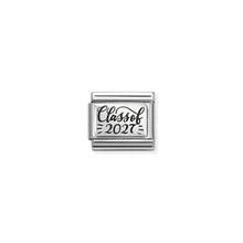 Load image into Gallery viewer, COMPOSABLE CLASSIC LINK 330102/67 CLASS OF 2027 IN SILVER
