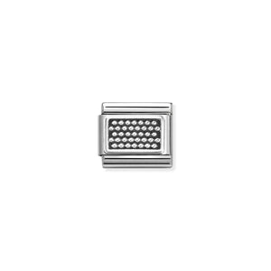 COMPOSABLE CLASSIC LINK 330102/60 DOT PLATE IN 925 SILVER