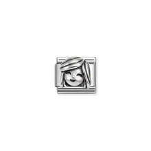 Load image into Gallery viewer, COMPOSABLE CLASSIC LINK 330114/13 MOTHER IN SILVER
