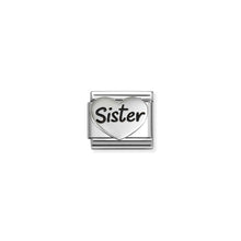 Load image into Gallery viewer, COMPOSABLE CLASSIC LINK 330114/20 SISTER HEART IN SILVER
