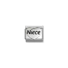 Load image into Gallery viewer, COMPOSABLE CLASSIC LINK 330114/26 NIECE HEART IN SILVER
