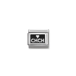 COMPOSABLE CLASSIC LINK 330206/42 CHCH CHRISTCHURCH IN 925 SILVER & ENAMEL