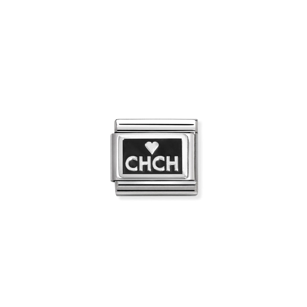 COMPOSABLE CLASSIC LINK 330206/42 CHCH CHRISTCHURCH IN 925 SILVER & ENAMEL