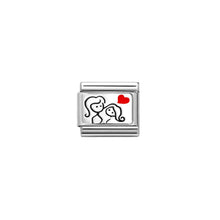 Load image into Gallery viewer, COMPOSABLE CLASSIC LINK 330208/56 FEMALE COUPLE IN 925 SILVER
