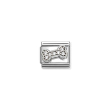 Load image into Gallery viewer, COMPOSABLE CLASSIC LINK 330304/52 WHITE BONE CZ IN SILVER

