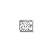 Load image into Gallery viewer, COMPOSABLE CLASSIC LINK 330322/06 DAISY IN 925 SILVER &amp; WHITE CZ
