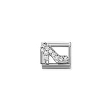 Load image into Gallery viewer, COMPOSABLE CLASSIC LINK 330328/23 HIGH HEEL IN 925 SILVER &amp; CZ
