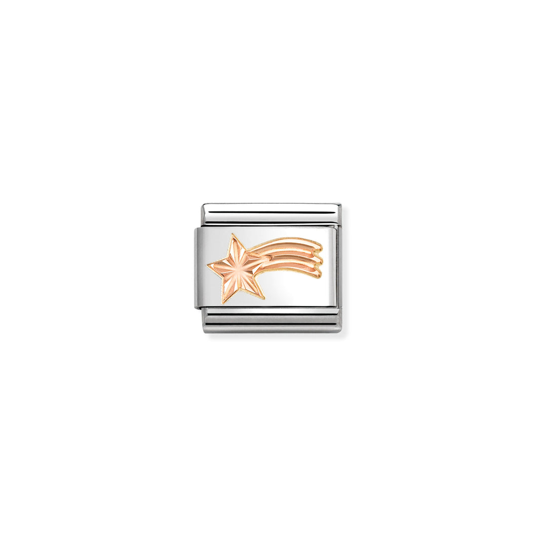 COMPOSABLE CLASSIC LINK 430104/58 SHOOTING STAR IN 9K ROSE GOLD
