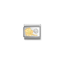 Load image into Gallery viewer, COMPOSABLE CLASSIC LINK 630301/04 FORGET-ME-NOT IN 18K GOLD, SILVER &amp; CZ
