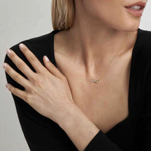 Load image into Gallery viewer, LOVECLOUD NECKLACE GOLD WITH CZ 240504/005 INFINITY

