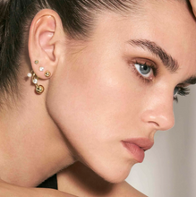 Load image into Gallery viewer, FASHION ERA GOLD EARRING 242215/012 WITH SPHERES
