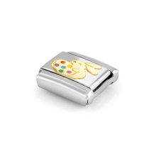 Load image into Gallery viewer, COMPOSABLE CLASSIC LINK 030272/76 EASTER RABBIT WITH EGG IN GOLD
